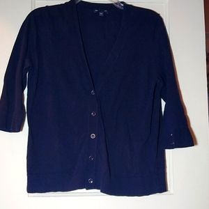Gap Navy cardigan